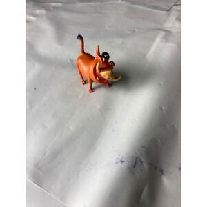 Disney The Lion King Pumbaa Warthog Figure Toy Orange
